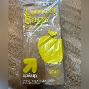 100 Brown Kraft Lunch Bags - Bundle 2 Save